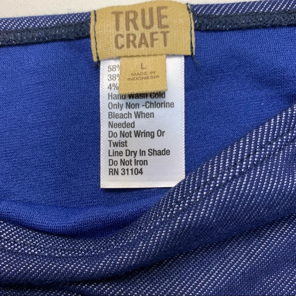 HP {TRUE CRAFT} BLUE 2 Pc Bohemian Lace High Neck Bikini Large - Picture 12 of 16